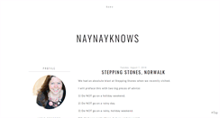 Desktop Screenshot of naynayknows.com